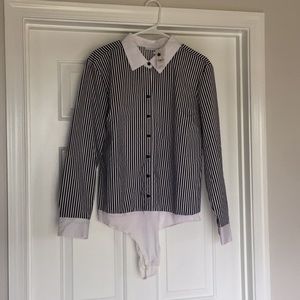 New York & company, long sleeve bodysuit